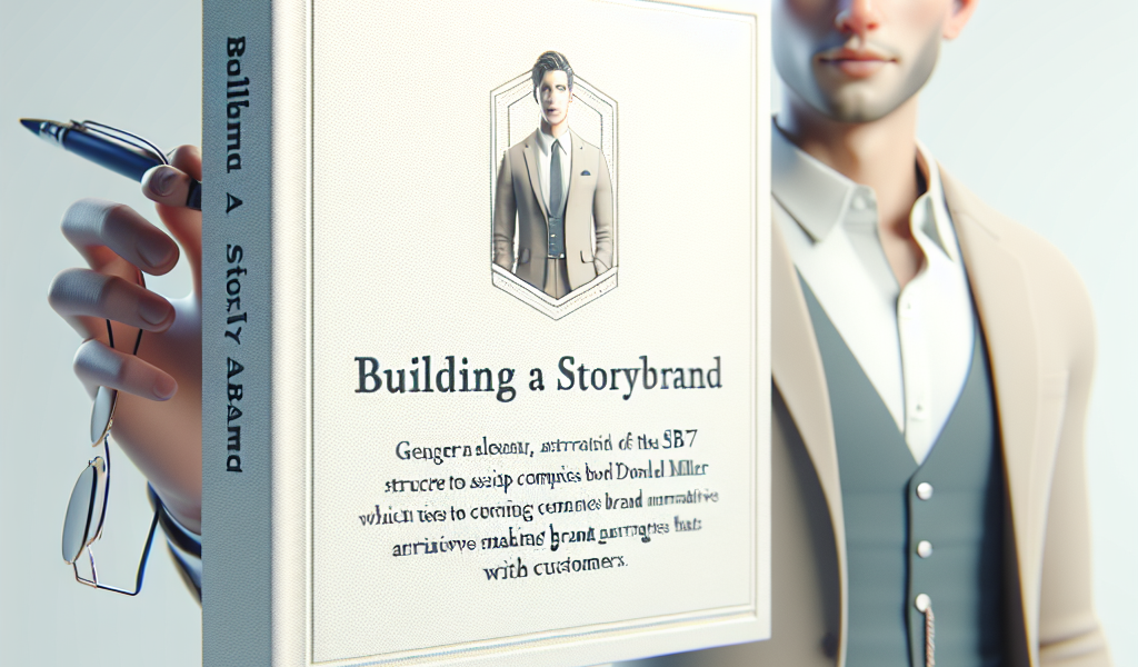 Building a StoryBrand por Donald Miller usa a estrutura SB7 para ajudar empresas a criarem narrativas de marca que ressoem com os clientes. – Histórias em Marca Pessoal