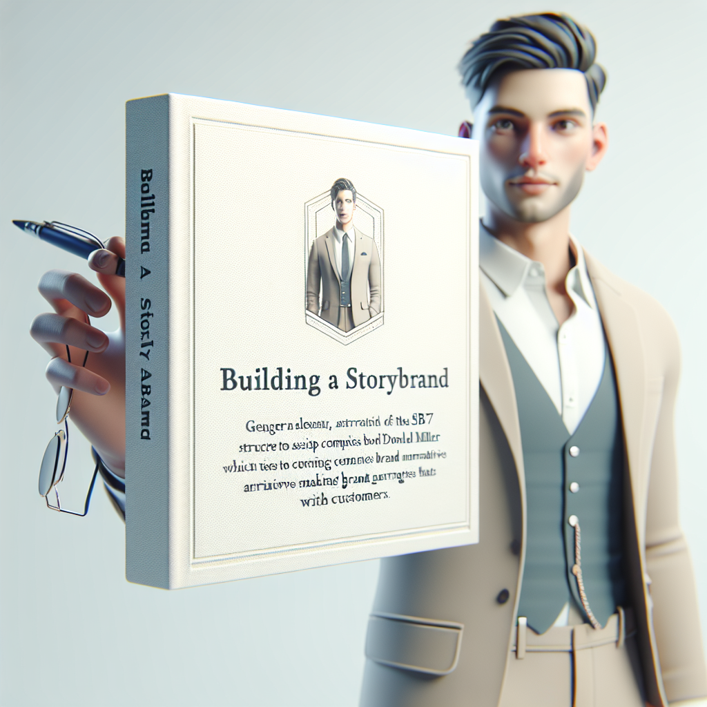 Building a StoryBrand por Donald Miller usa a estrutura SB7 para ajudar empresas a criarem narrativas de marca que ressoem com os clientes. – Histórias em Marca Pessoal